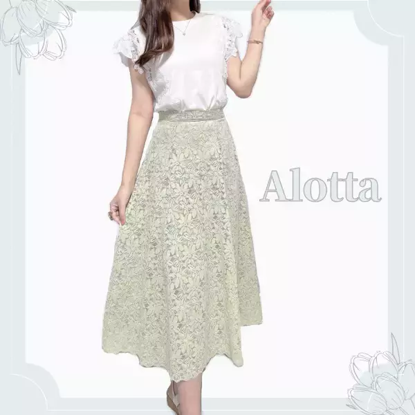 「おもわず一目惚れ」「目を惹く可愛さ♡」【Alotta】激カワ“美人百花コラボ服”特集