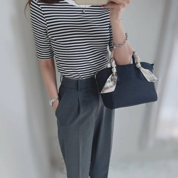 「好きすぎる！」ヘビロテ確実ーッッ！【ユニクロ】”ボーダーリブクールネックT”特集