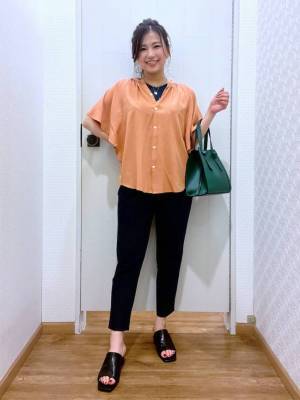 正直、毎日でも着たいッ（泣）【グローバルワーク】二の腕カバーも助かるぅぅ♡「優秀ブラウス」