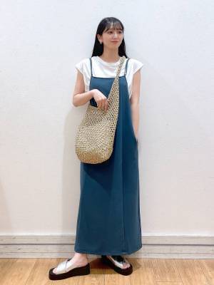 スタッフも「細見え」と絶賛ッ♡【グローバルワーク】レビュー300件超え！「大人気キャミワンピ」