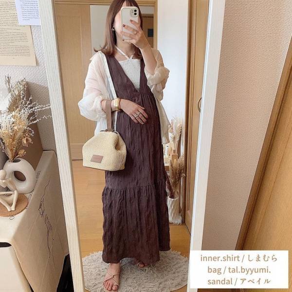 全色「コンプリート」！！「色味可愛すぎ」天才♡【しまむら】”ブラウンワッシャーワンピ”特集
