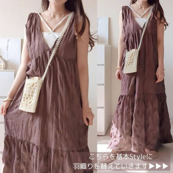 全色「コンプリート」！！「色味可愛すぎ」天才♡【しまむら】”ブラウンワッシャーワンピ”特集