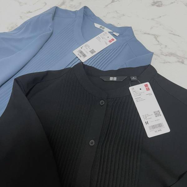 ＜1枚あると便利かも！！＞【ユニクロ】オンオフ使えて 大人っぽ♡ 「万能ブラウス」