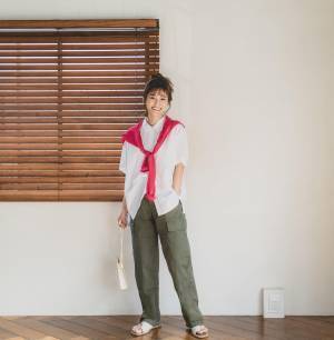 ＜1枚あると便利かも！！＞【ユニクロ】オンオフ使えて 大人っぽ♡ 「万能ブラウス」