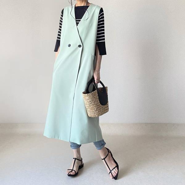 《これは高見えだ！》【GU】「お値段以上」と絶賛♡ 噂の「ロングジレ」知ってる？