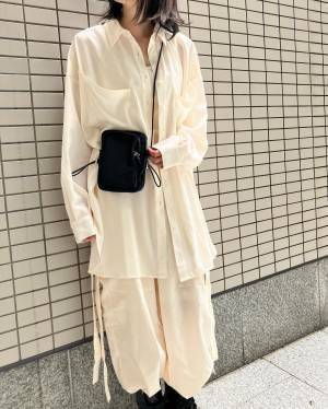 「ビビるぐらい激安」って♡【3COINS】スリムなのに収納力◎「高見えバッグ」