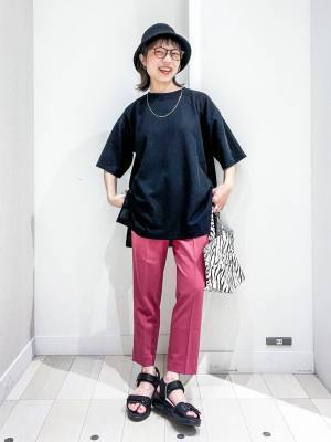 こんなん最高だってば（泣）【グローバルワーク】デザイン・機能性◎「シンプル黒T」