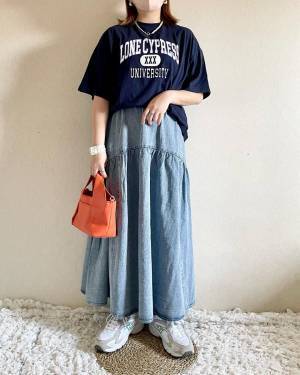 「発見して即買い」可愛すぎだろ～～っ♡【しまむら】ヘビロテ確実”デニムスカート”集