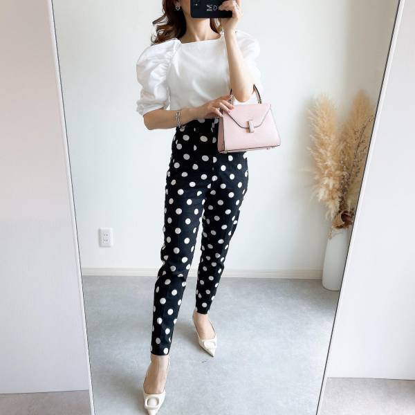 「さすがZARA」「安定のキレイさ♡」【ZARA】”ドットボトムス”がめちゃカワなの
