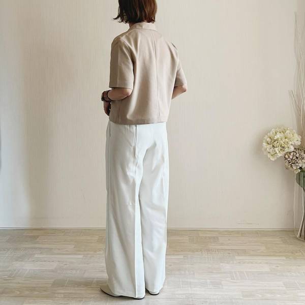 おしゃれオーラ、半端ない♡♡ 【GU】カジュアルにもキレイめにも合う！「半袖ジャケット」