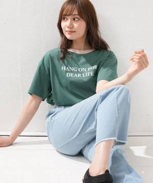 これ、ぜーんぶ『1280円』！！【ハニーズ】思わず自慢したくなる♡ 高見え「ロゴTシャツ」