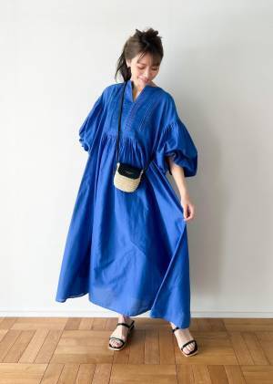 夏こそ「ブルー」最強説♡【ROPÉ PICNIC】1枚でサマ見え！「主役級ワンピース」