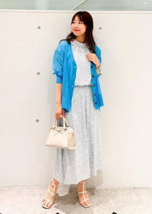 夏こそ「ブルー」最強説♡【ROPÉ PICNIC】1枚でサマ見え！「主役級ワンピース」