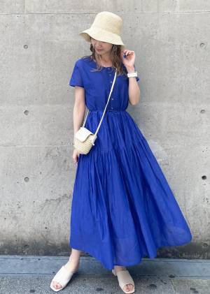 夏こそ「ブルー」最強説♡【ROPÉ PICNIC】1枚でサマ見え！「主役級ワンピース」