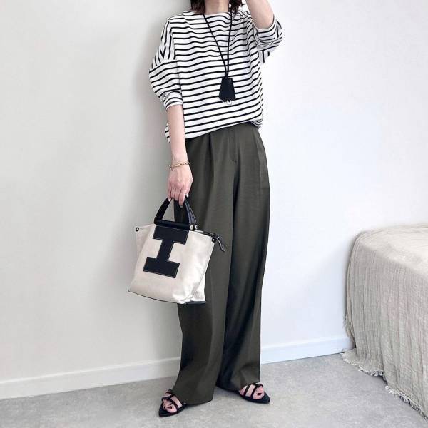 まさかの「4色買い」！！こりゃヘビロテ！！【ユニクロ】”タックワイドボトムス”コーデ集