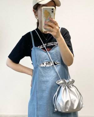 即購入！！「めちゃくちゃ楽ちん」で最っ高♡【しまむら】”デニムワンピ”がかわいい