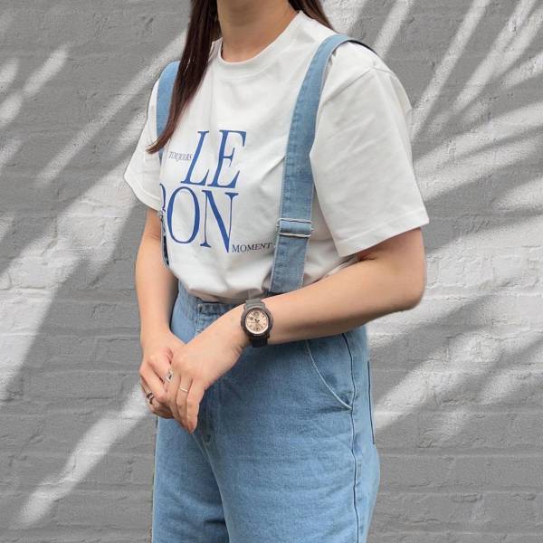 走ってGET～ッ！！「これは高見え…！」【しまむら】”ブルーロゴT”がかわいい