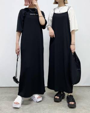 つい「2色買い♡」「大活躍間違いなし」【GU】万能”キャミワンピ”集