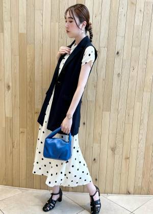 《可愛いが大・大・大渋滞♡》【ROPÉ PICNIC】デートにも活躍！「ドット柄ワンピ」