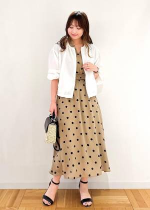 《可愛いが大・大・大渋滞♡》【ROPÉ PICNIC】デートにも活躍！「ドット柄ワンピ」