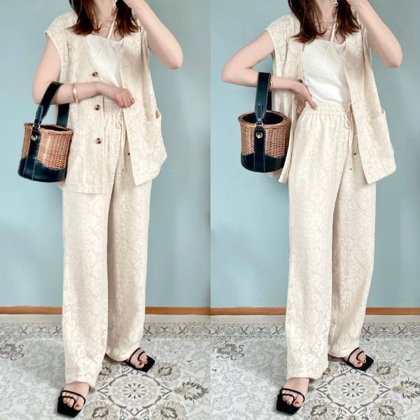 《どう着ればいい？ → 解決！》【GU】センス感じるわぁ♡ 「ベスト＆ジレコーデ」