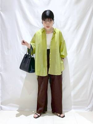 ＜こりゃ、1着は買いたい！！＞【グローバルワーク】夏の名脇役♡「シアーシャツ」