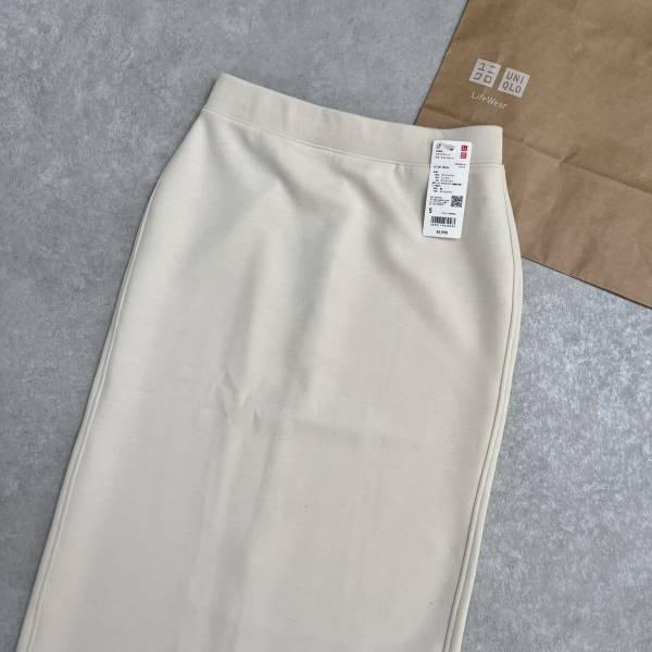 《新作！》「穿き心地抜群！」「高見え！」【ユニクロ】“スウェットスカート”がかわいい