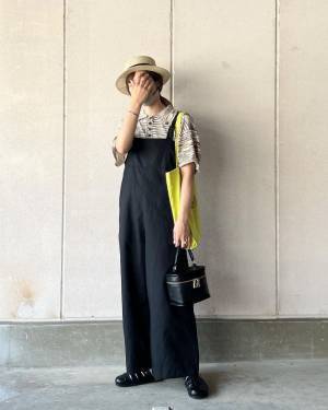 さっっすが【ユニクロ】様♡♡ 体型カバー抜群◎ 着痩せも狙える「大人気サロペ」