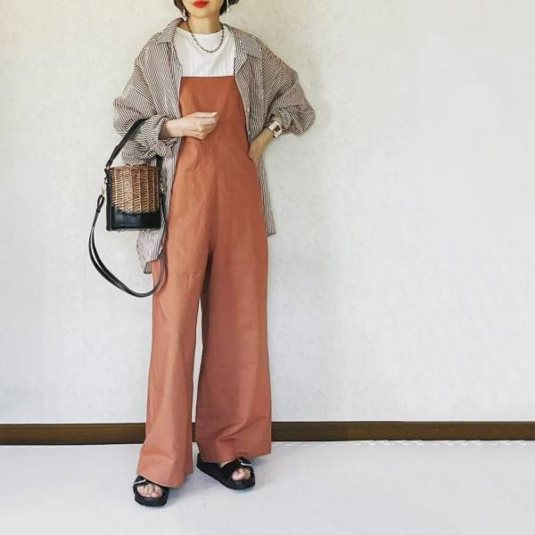 さっっすが【ユニクロ】様♡♡ 体型カバー抜群◎ 着痩せも狙える「大人気サロペ」