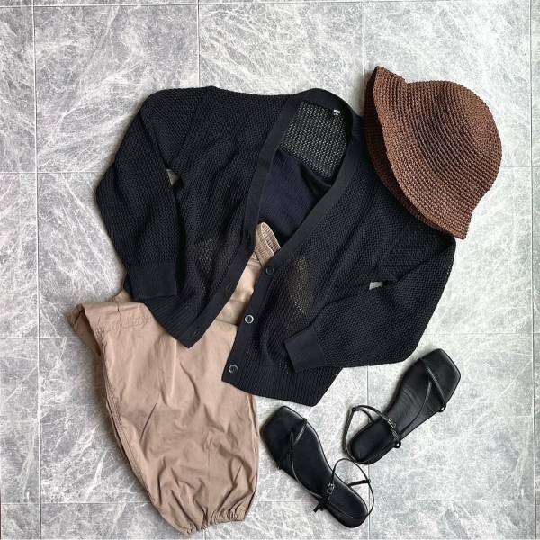 ＜ 寒暖差ダルいなぁ（泣）→ 解決！＞【ユニクロ】冷房対策にもピッタリ◎「薄手カーディガン」