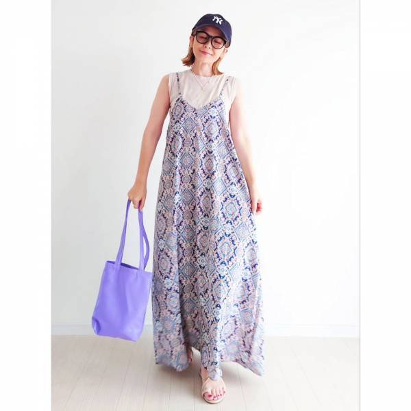 夏のプリントワンピは【ビンテージ柄】で