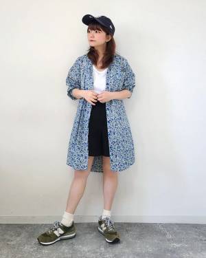 夏のプリントワンピは【ビンテージ柄】で