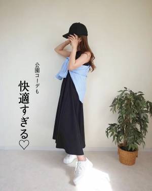 「試着 → 即決」だって！！【ユニクロ】めーちゃくちゃかわいい♡ 機能性も抜群の「黒ワンピ」