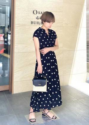 この可愛さ、やっっっば♡【ROPÉ PICNIC】1枚で主役になる！「ドット柄ワンピ」