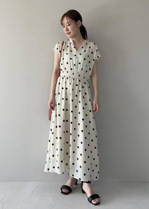 この可愛さ、やっっっば♡【ROPÉ PICNIC】1枚で主役になる！「ドット柄ワンピ」