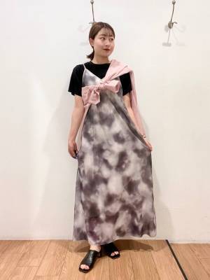 やっぱ、センスいいわぁぁ♡【ローリーズファーム】1枚で主役級♡「キャミワンピ」