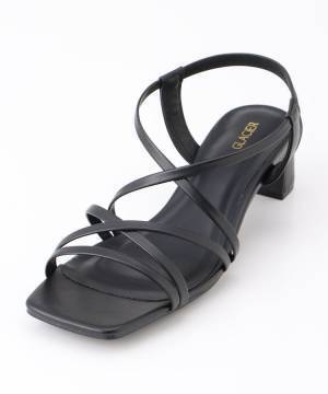 な、なんて可愛いんだぁーッ！！【ハニーズ】やっぱ『黒』一択♡「今っぽサンダル」