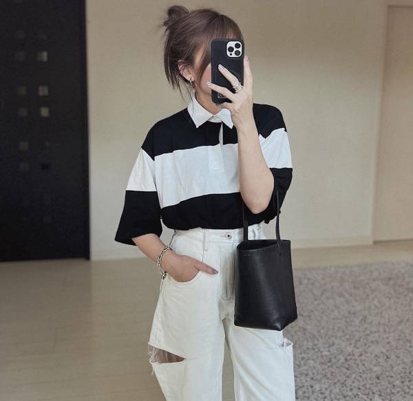 「やばい♡」「予想以上に可愛すぎ」「最高」【GU】真夏もOKな”襟付きトップス”が欲しい