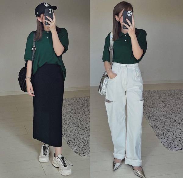 「やばい♡」「予想以上に可愛すぎ」「最高」【GU】真夏もOKな”襟付きトップス”が欲しい