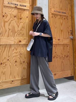 こういうの探してた！【グローバルワーク】週7で愛用したい♡「夏っぽバケハ」