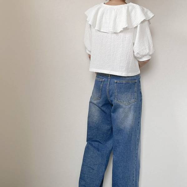 「ビックリ」1000円台で驚き！「360度」全部可愛い♡【しまむら】“フリルクロップドトップス”