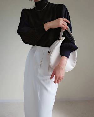 【ハーフムーンバッグ】はこう合わせる！