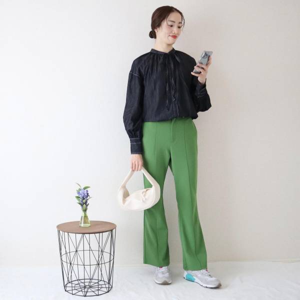 【ハーフムーンバッグ】はこう合わせる！