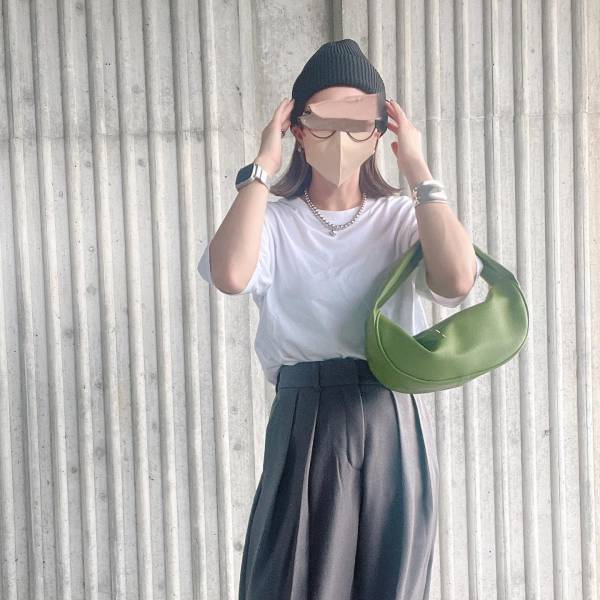 【ハーフムーンバッグ】はこう合わせる！