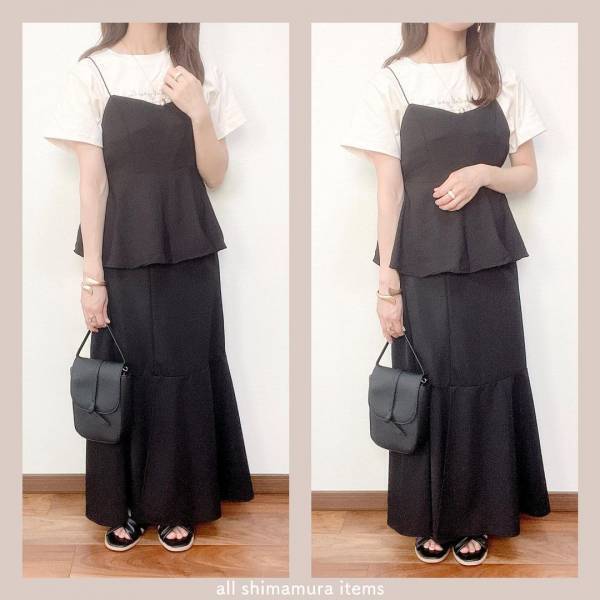 《衝撃価格》「お安い」のに激カワ！！【しまむら】”ブラックビスチェ”特集