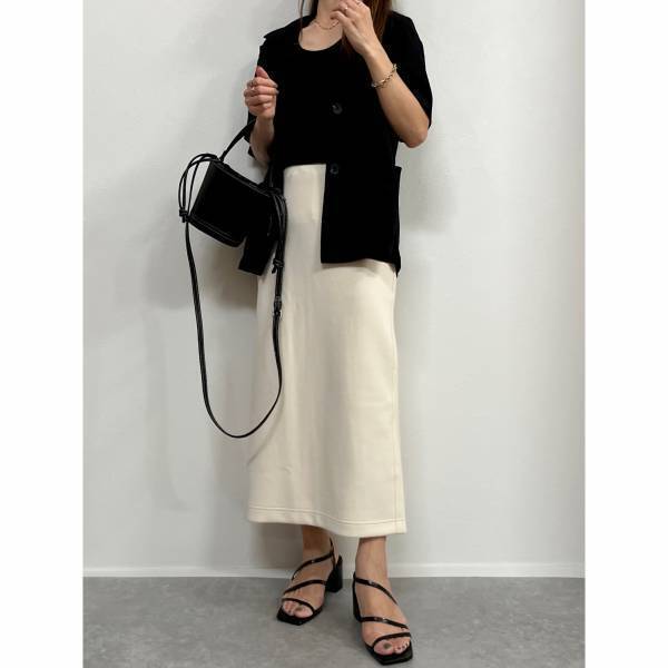 こりゃスゴイ…！期待以上♡【ユニクロ】楽ちんなのにキレイめ『スウェットスカート』は「買い」！！