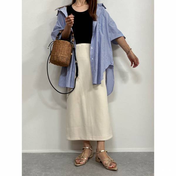 こりゃスゴイ…！期待以上♡【ユニクロ】楽ちんなのにキレイめ『スウェットスカート』は「買い」！！