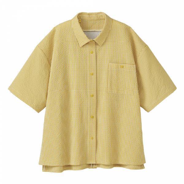 夏の「イエロー」最高っ♡【ワークマン】UVカット機能付き！ 優秀「イエロートップス」