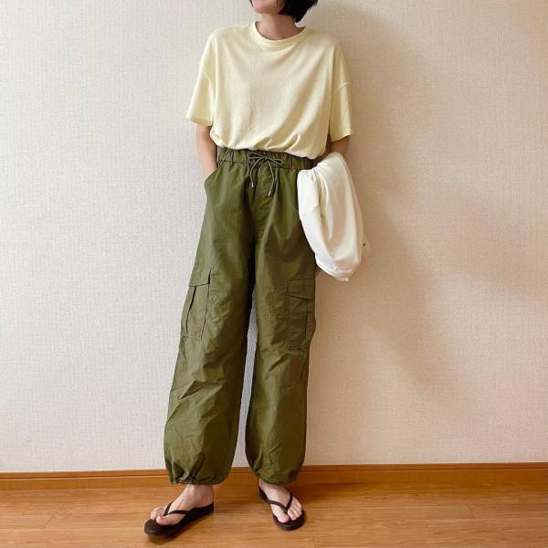 夏の「イエロー」最高っ♡【ワークマン】UVカット機能付き！ 優秀「イエロートップス」