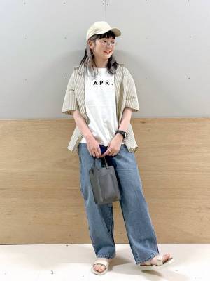 本当に【グローバルワーク】頼りになるぅぅ（泣） すらっと脚長見え！「バギーデニム」